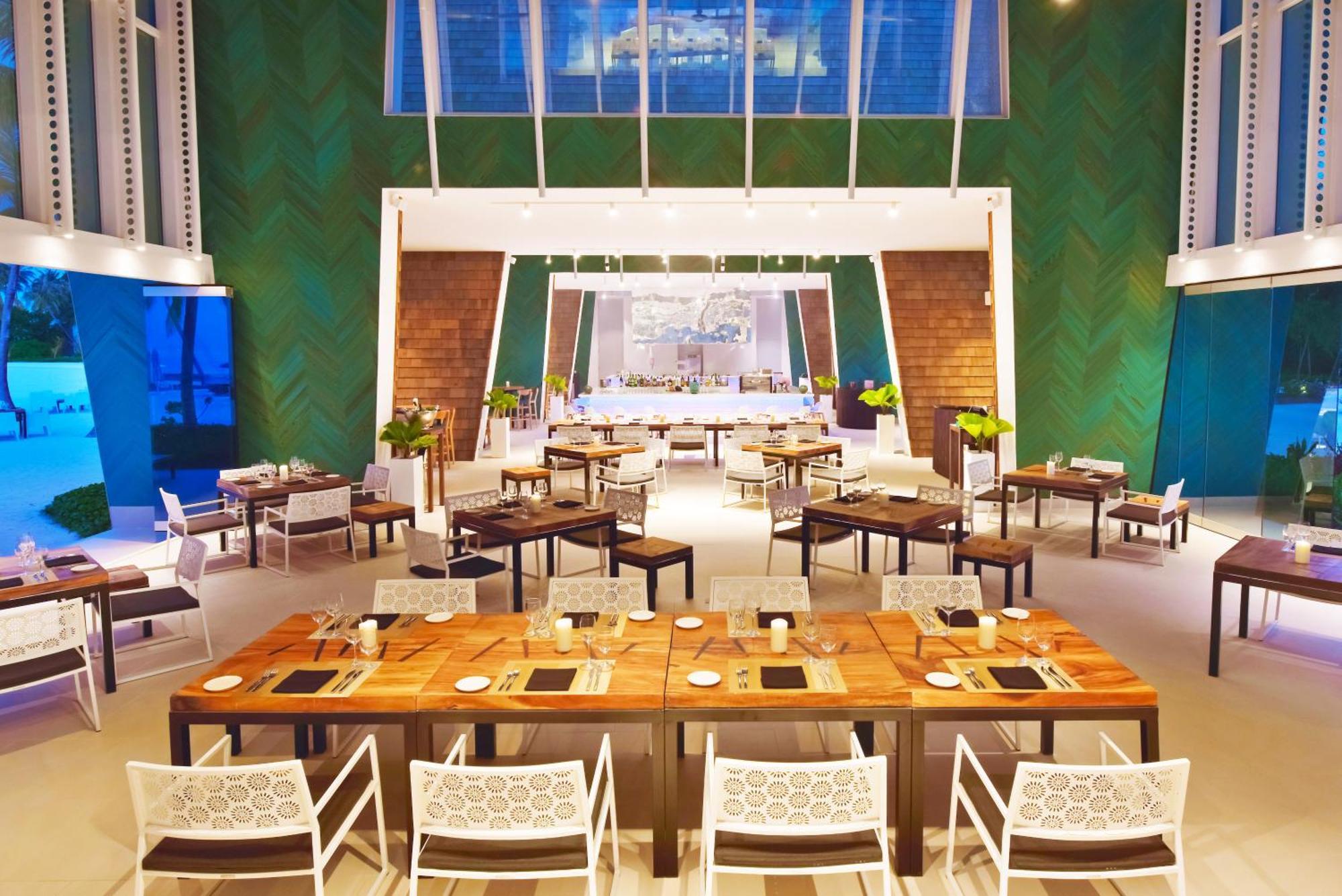 Kandima Maldives Kudahuvadhoo ภายนอก รูปภาพ The restaurant